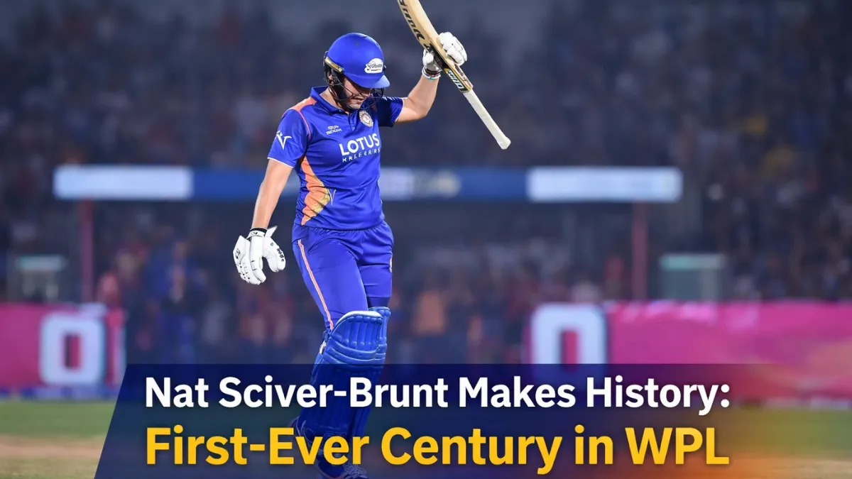 WPL First Century Player Name: Nat Sciver-Brunt Creates History With First-Ever WPL Century