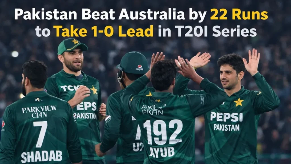 Pakistan vs Australia 1st T20I