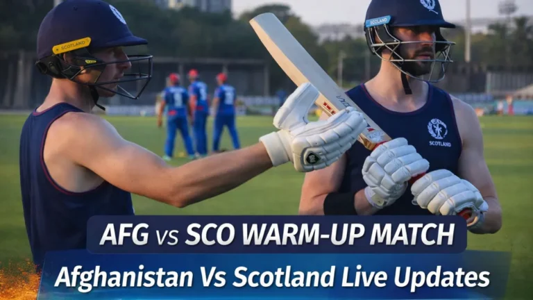 AFG vs SCO Live Score