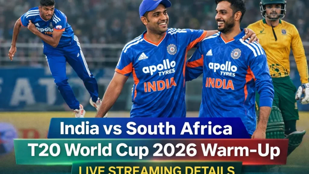 IND vs SA T20 World Cup 2026 Warm-Up