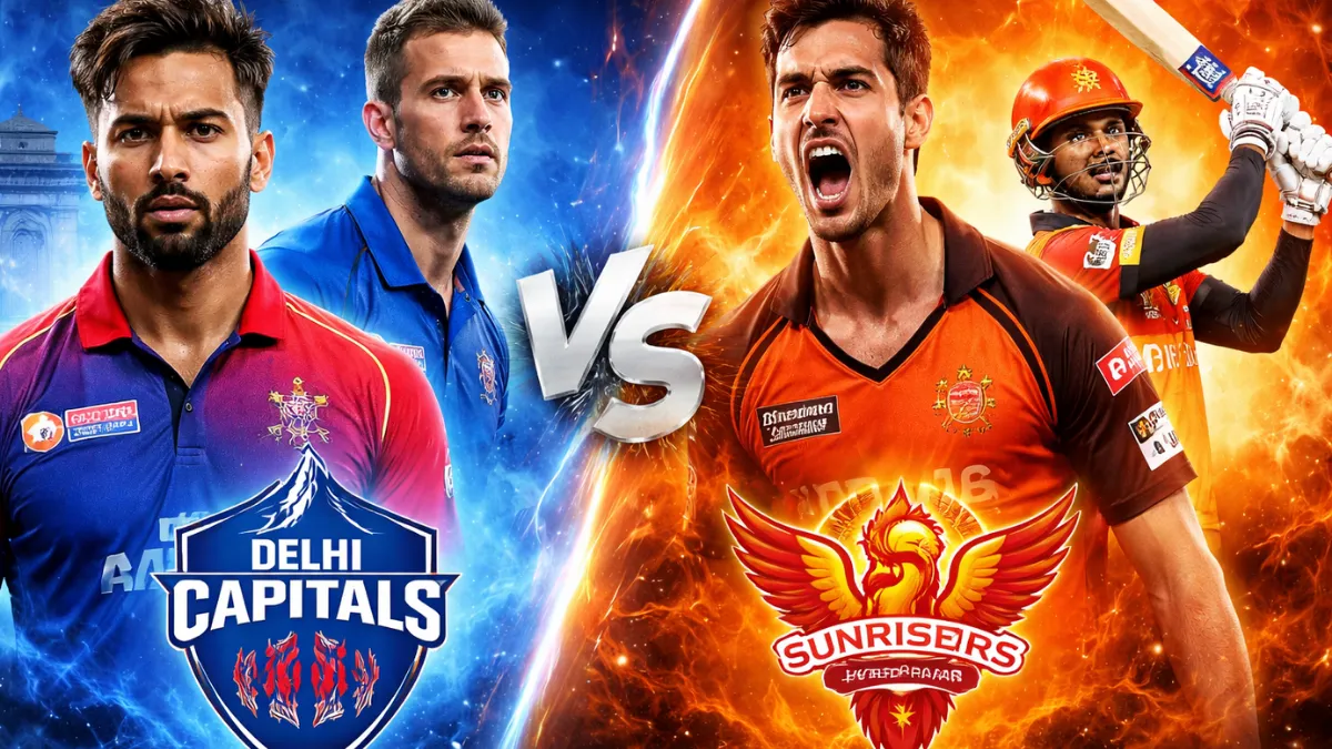 Delhi Capitals vs Sunrisers Hyderabad Timeline
