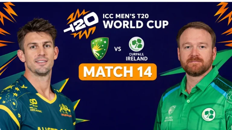 australia national cricket team vs ireland cricket team match scorecard