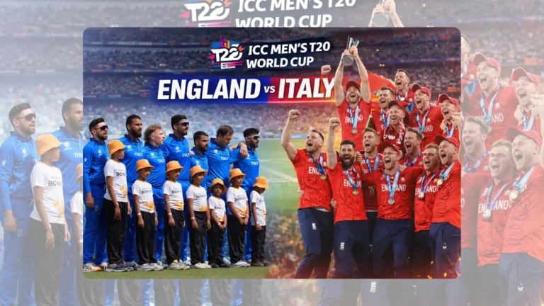 England cricket team vs Italy national cricket team match scorecard