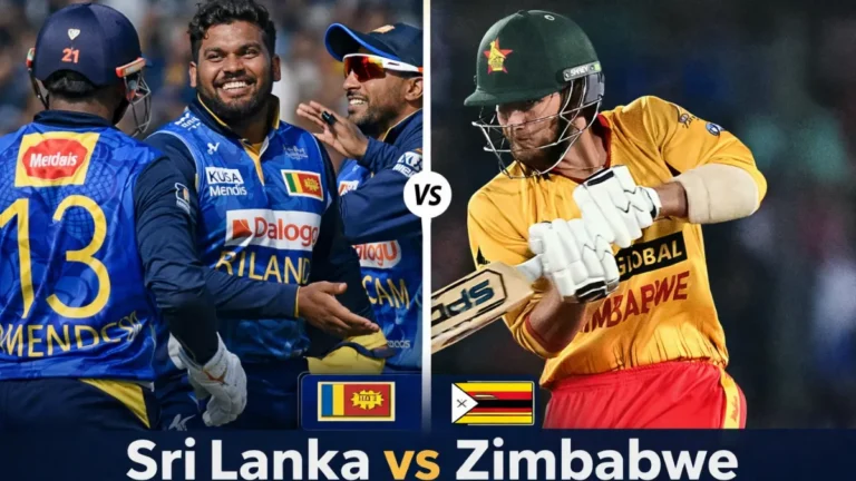 Sri Lanka National Cricket Team vs Zimbabwe National Cricket Team Standings