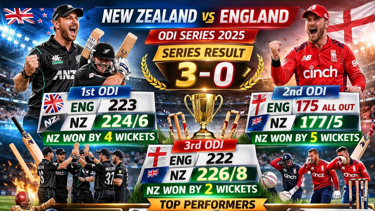 New Zealand national cricket team vs England cricket team match scorecard