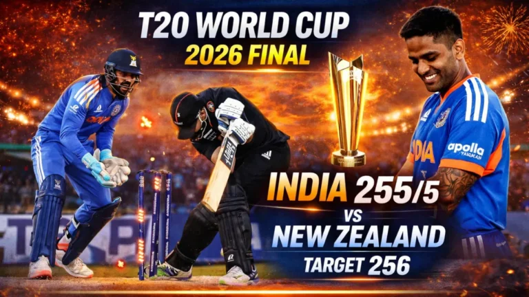 India National Cricket Team vs New Zealand National Cricket Team Match Scorecard