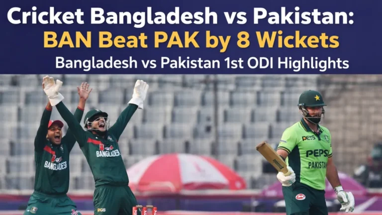 Cricket Bangladesh vs Pakistan