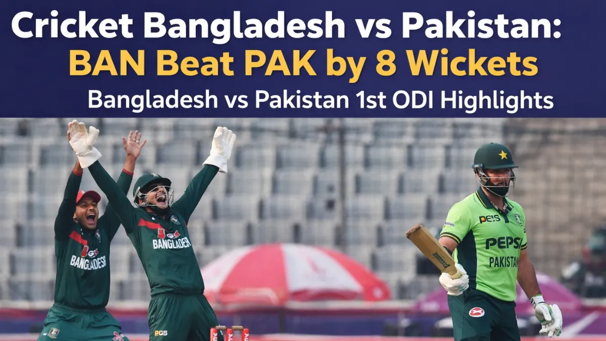 Cricket Bangladesh vs Pakistan