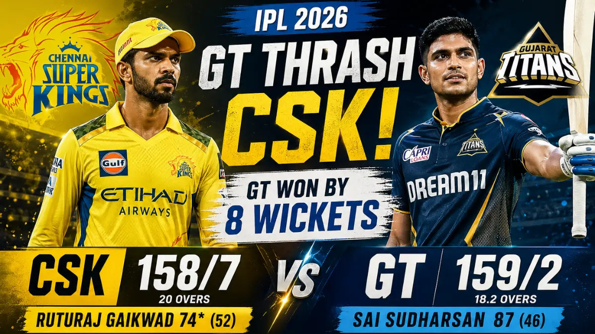 Chennai Super Kings vs Gujarat Titans Match Scorecard