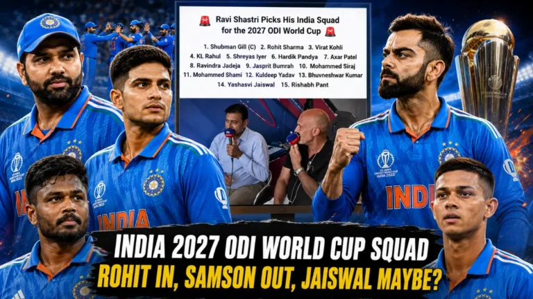 India 2027 ODI Squad Predictions