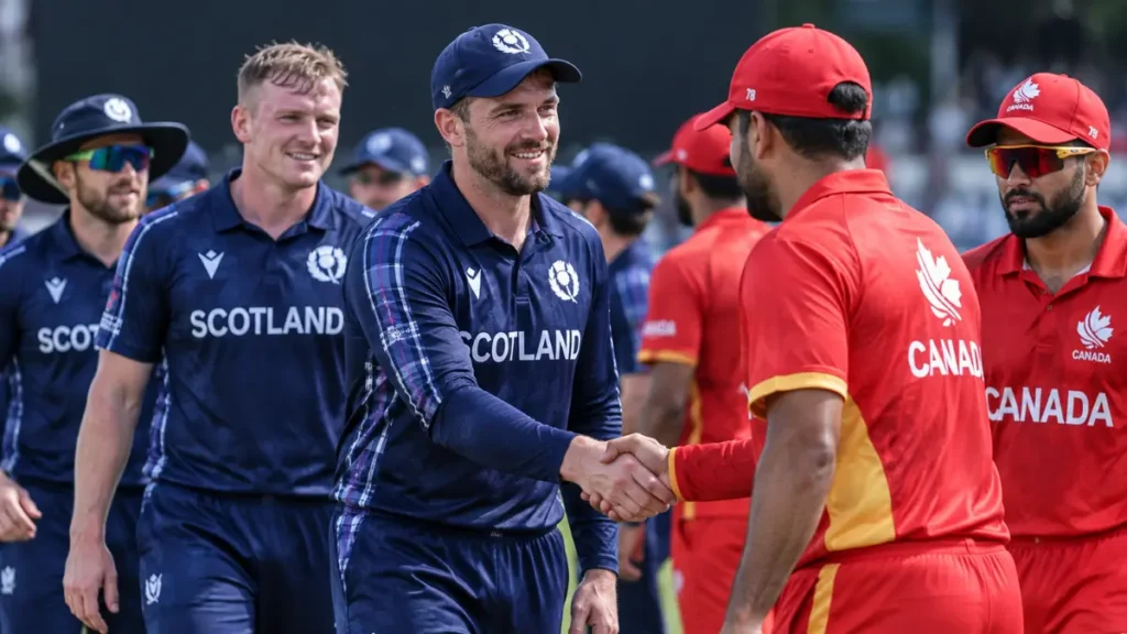scotland national cricket team vs canada national cricket team standings