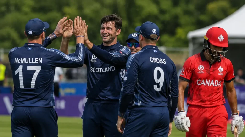 scotland national cricket team vs canada national cricket team standings