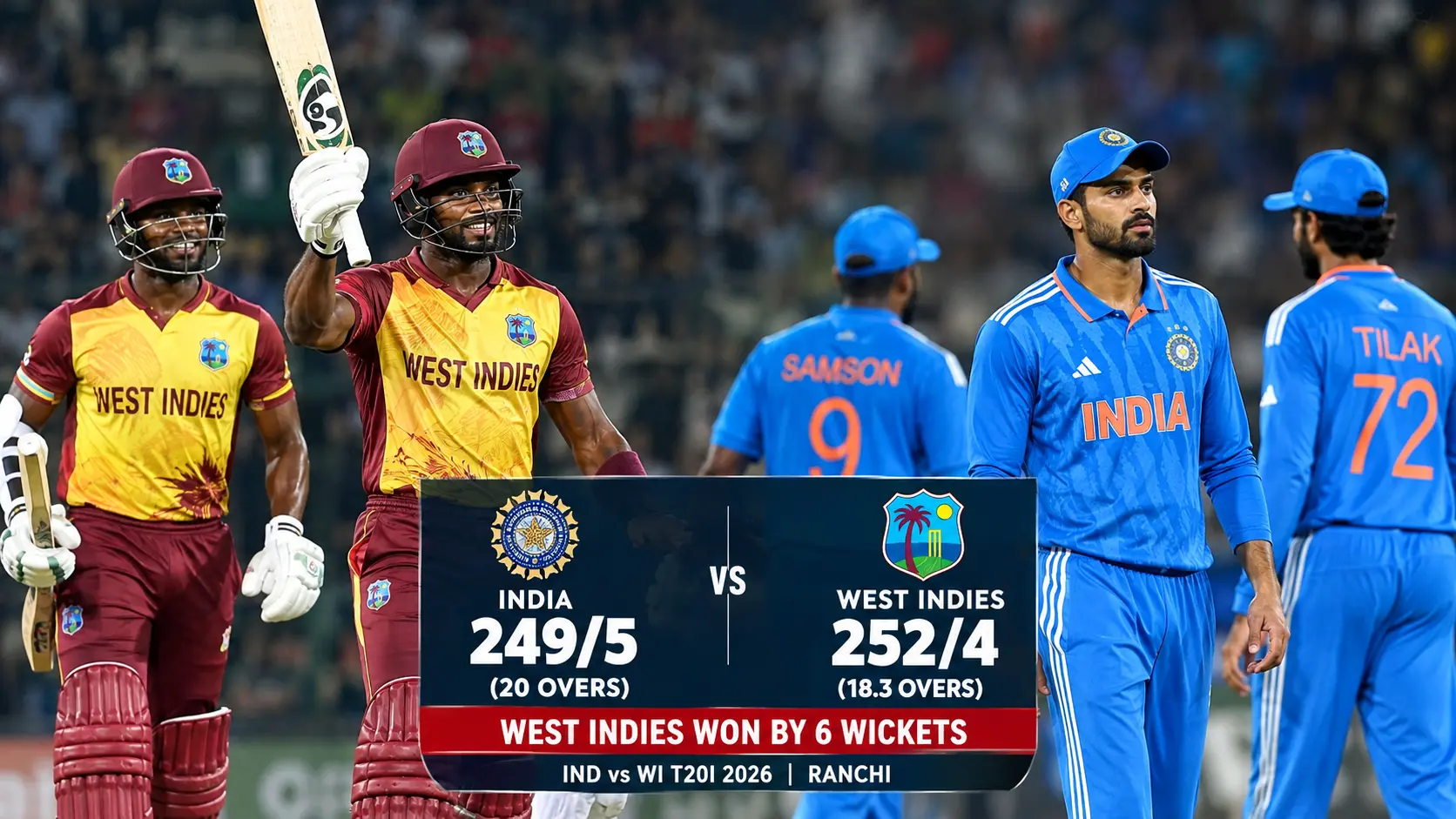 India vs West Indies T20 2026 match